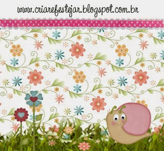 Snail in the Garden: Free Printable Party Kit..
