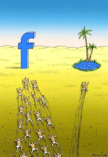 Facebook ou água