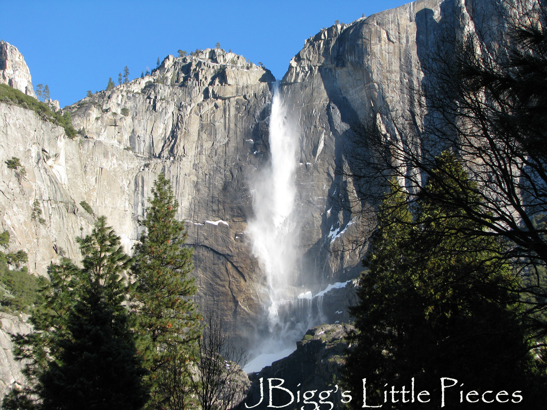 Bridalveil Falls in Yosemite - J Bigg's Little Pieces blog