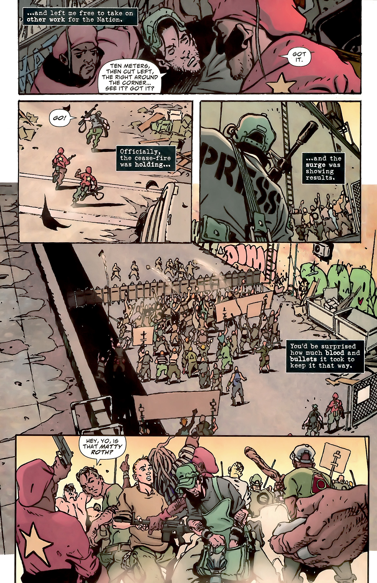 Read online DMZ (2006) comic -  Issue #33 - 9