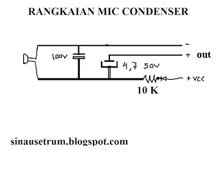 rangkaian mic condenser peka bro elektronika rangkaian mic condenser peka bro elektronika
