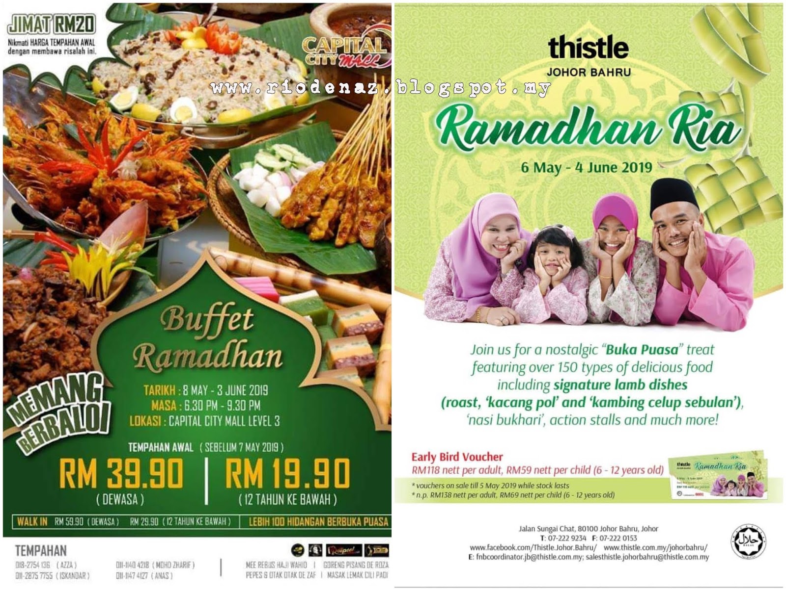 Rio Azzaro Bufet Berbuka Puasa 2019 Sekitar Johor Bahru