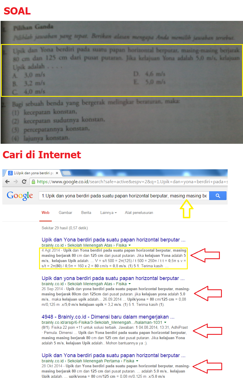 Inilah Cara Membaca Kunci Jawaban Unbk