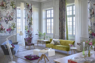 Inscriptions Of Roses In The Interior Design