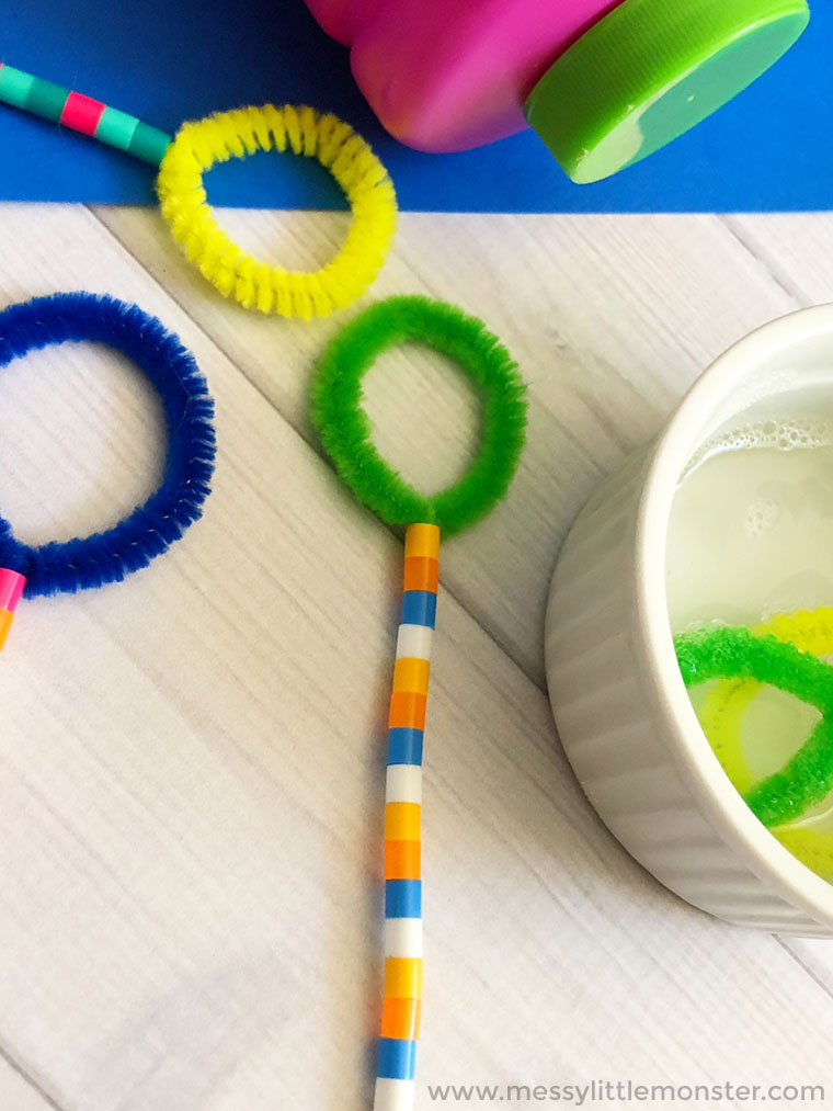 How to make homemade bubble wands 