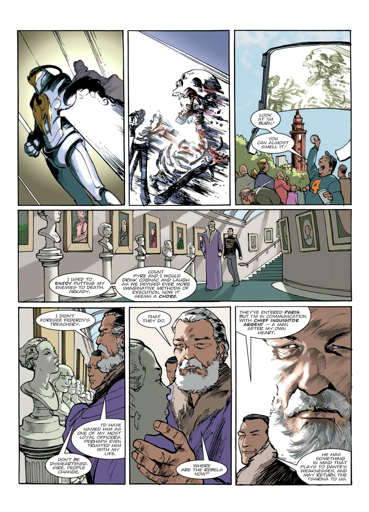 Read online Nikolai Dante comic -  Issue # TPB 9 - 136