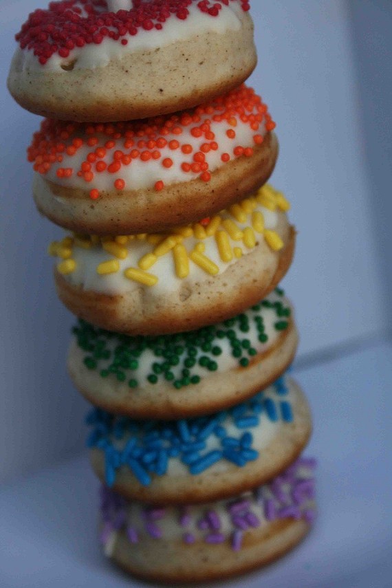 Two Wedding Belles We're Fans Dough a Deer Doughnuts