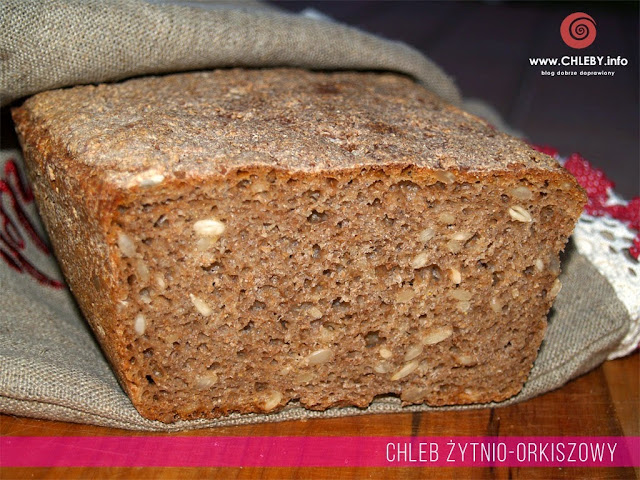 Chleb żytnio-orkiszowy na zakwasiwe