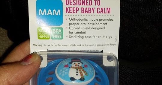 mam christmas pacifier