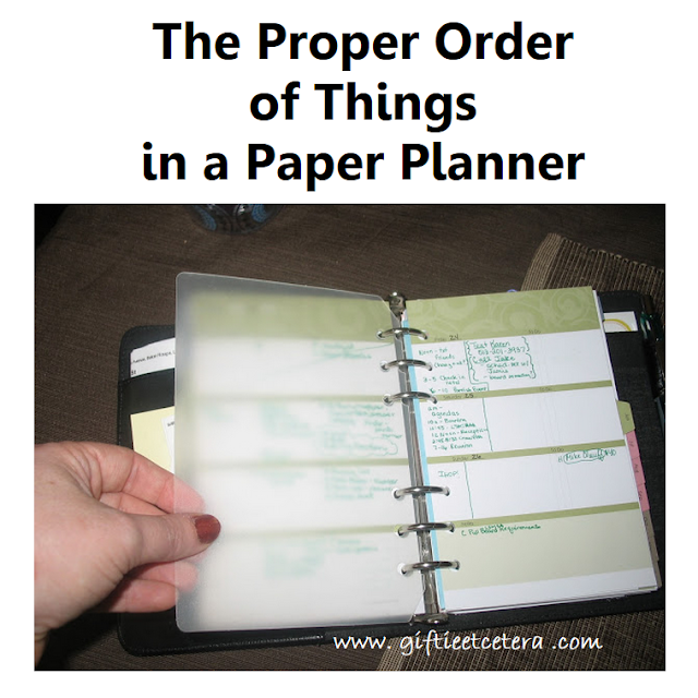clear plastic divider, paper, planner, dividers
