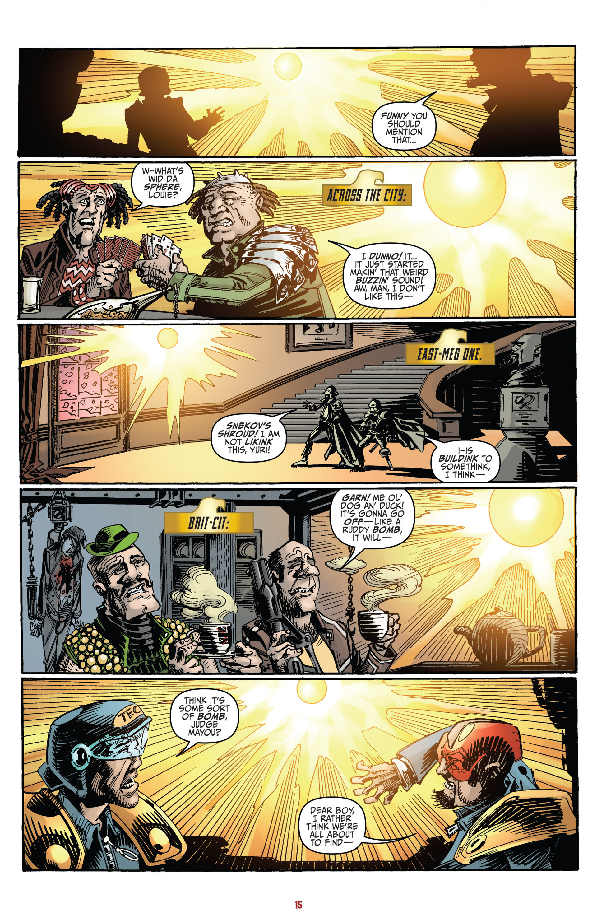 Read online Mars Attacks Judge Dredd comic -  Issue #3 - 17