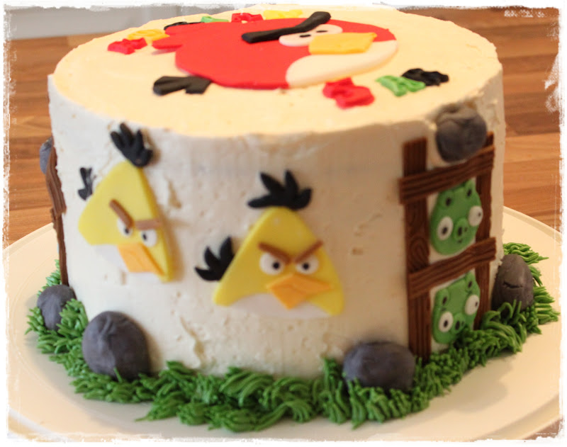angry birds kake oppskrift