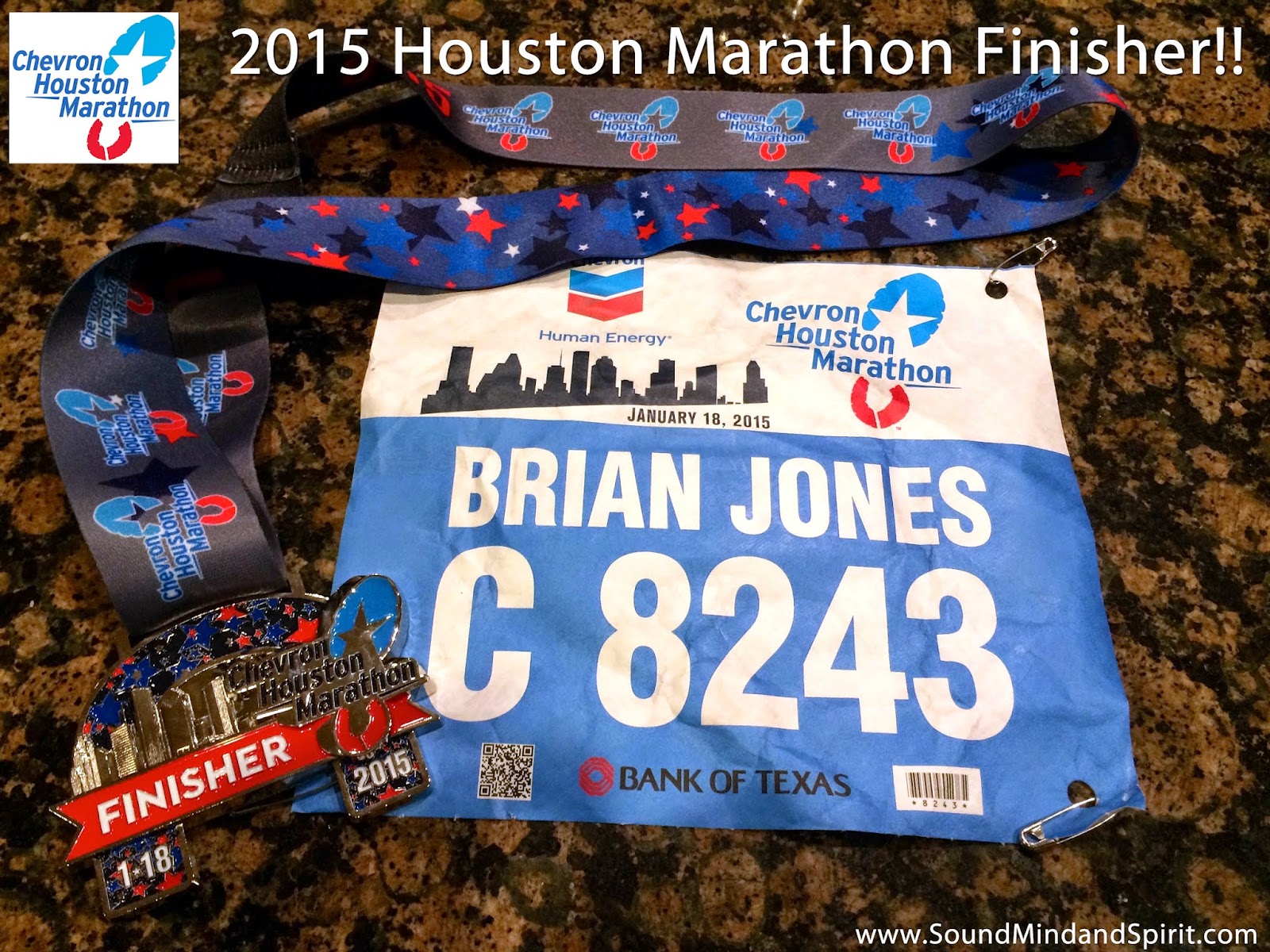 2015 Houston Marathon Finisher  -  A Chevron Houston Marathon Review