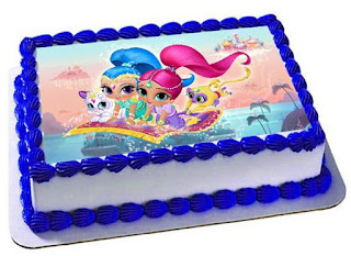 Shimmer and Shine Rice Paper Gelatinas