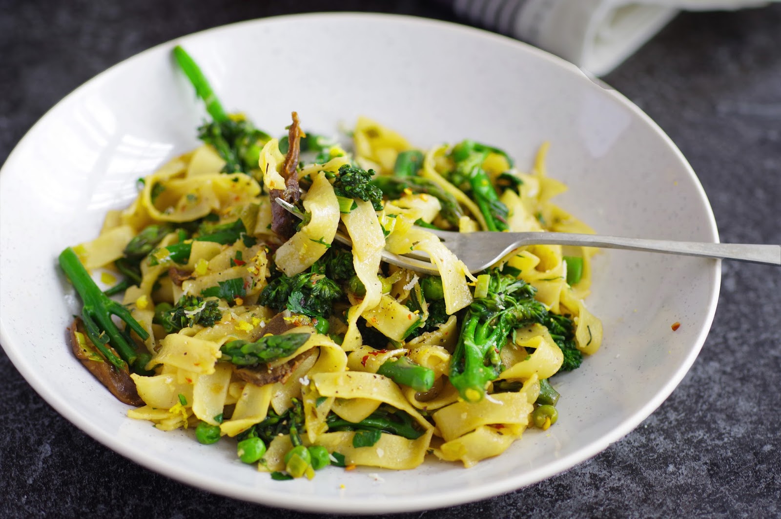 Garlic & Lemon Tagliatelle Euphoric Vegan