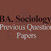 BA sociology Environment And Society