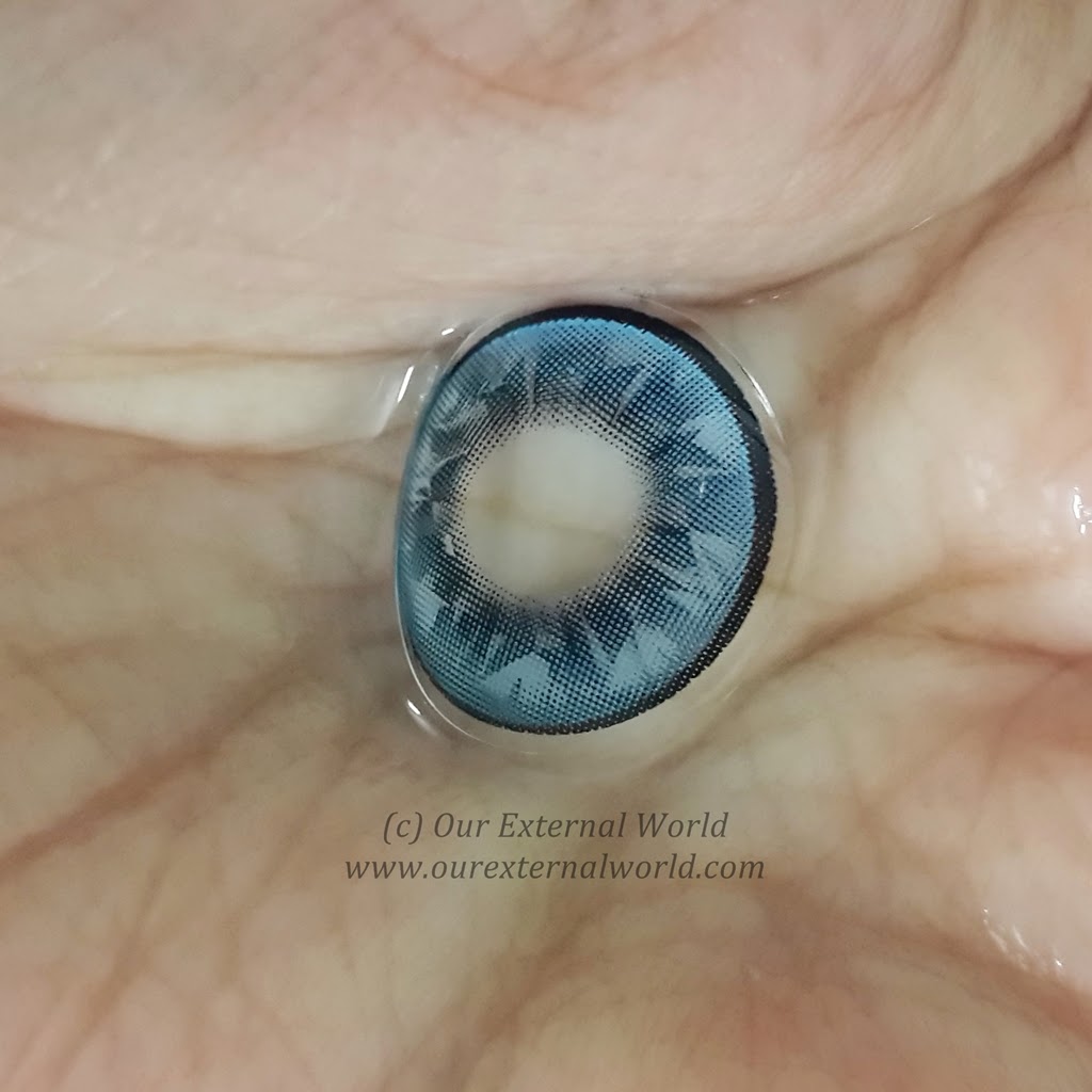 ICK Optimus Crystal Blue Contact Lenses Review and Price