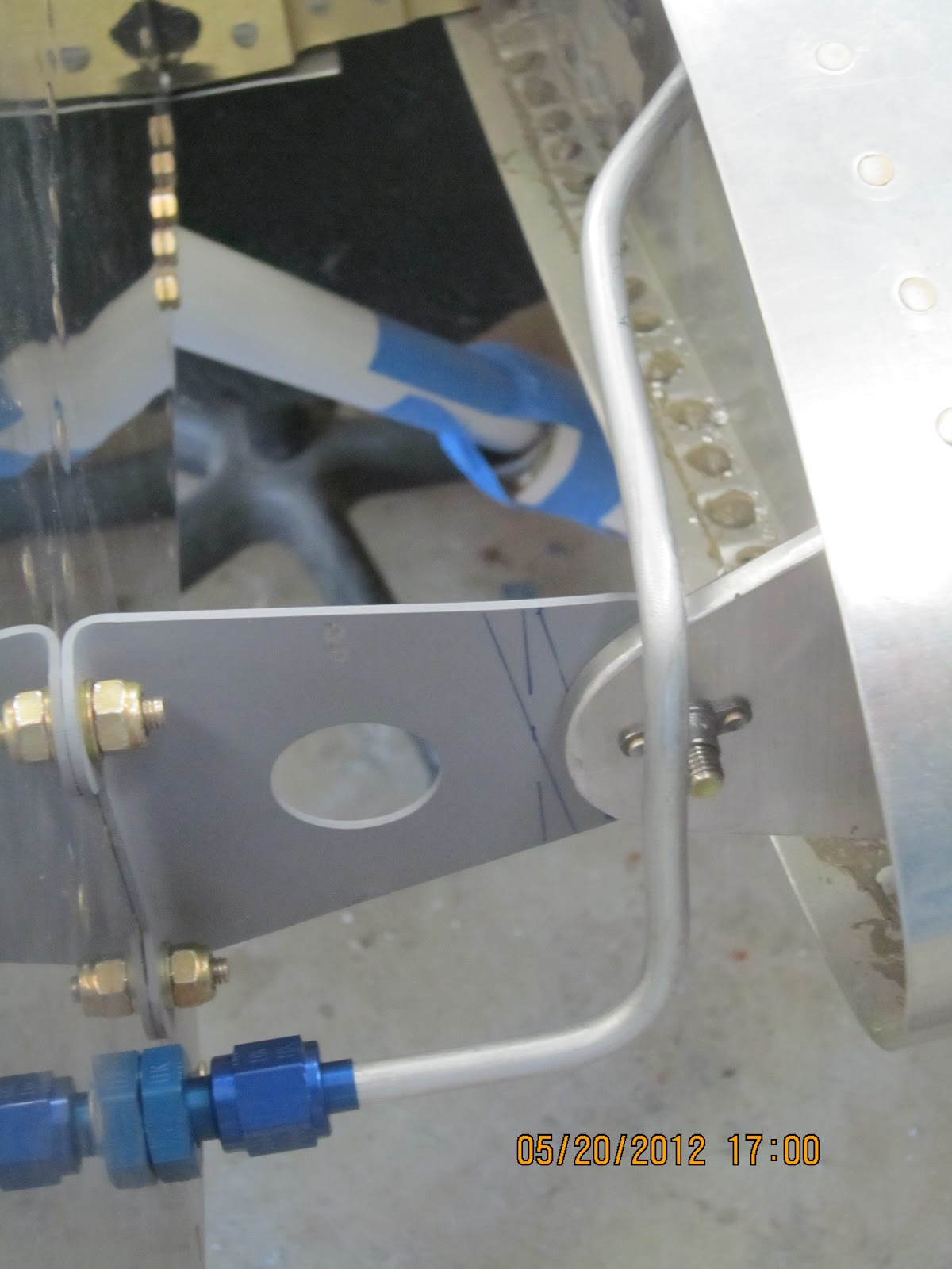 Larry's Airplane Finished Vent Lines