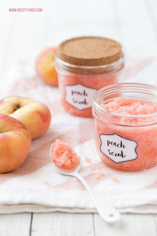 DIY Pfirsich Peeling Rezept Pfirsichpeeling #pfirsich #peeling #pfirsichpeeling #diykosmetik #diypeeling #kosmetik #peachscrub #diyscrub #scrub