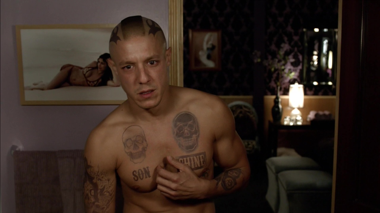Theo Rossi nude in Sons Of Anarchy 6-12 "You Are My Sunshine" .