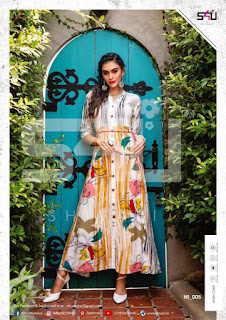 S4U Hello Spring 2019 kurtis wholesale and Gown Online Shopping summer wear