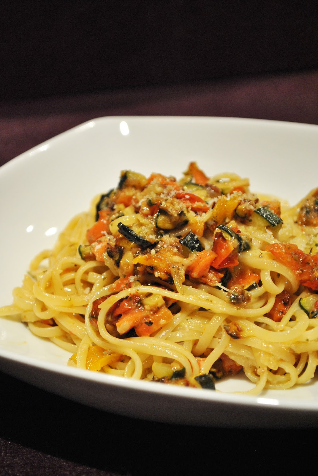 Küchenzaubereien: Linguine mit geröstetem Gemüse