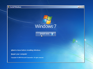 Cara Menginstal Windows 7 dengan CD/DVD dan Flashdisk