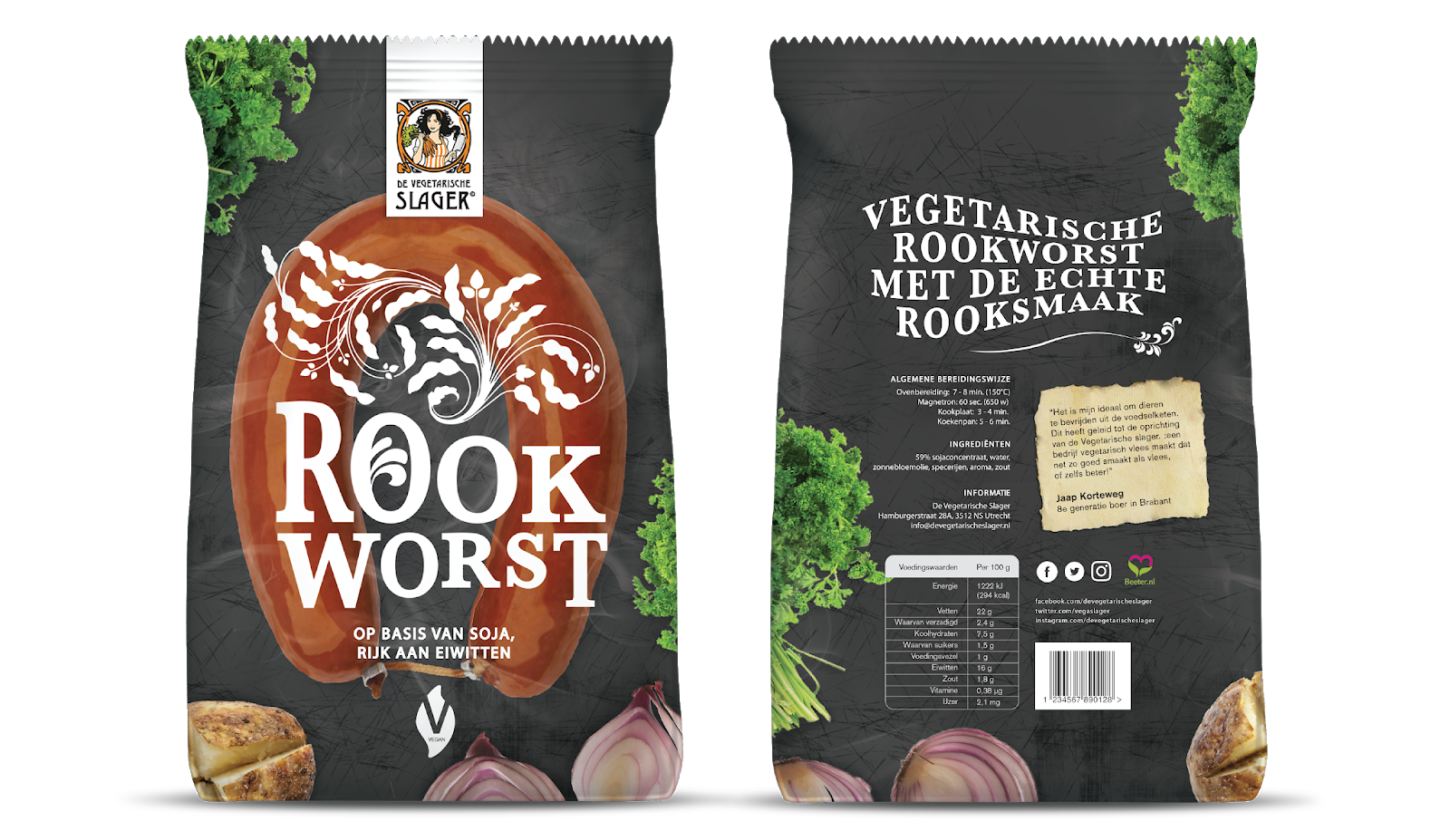The Vegetarian Butcher’s Packaging Of The World