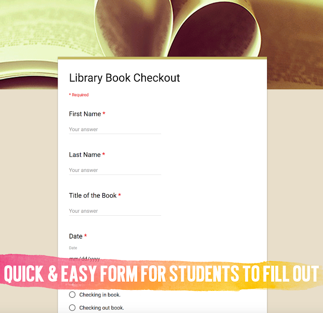 Use Google Forms and Sheets to create a classroom library checkout system that works! A step by step video tutorial to get you organized for the upcoming school year! 