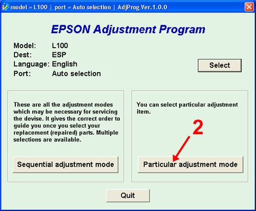 Cara Reset Epson Printer L100 Manual