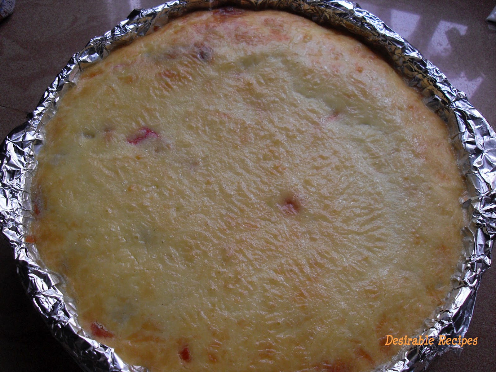 Crustless Sausage, Crab Stick Quiche