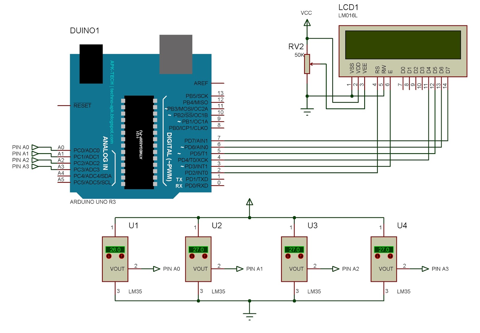 Arduino - LCD Wiring