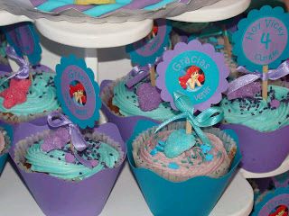 Cupcakes de la Sirenita, parte 3