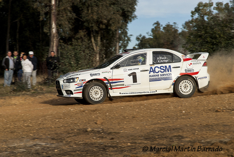 Décalcomanie Mitsubishi Lancer Evo X – Rallye X.Pons / R.Tierra Del Bierzo 2013