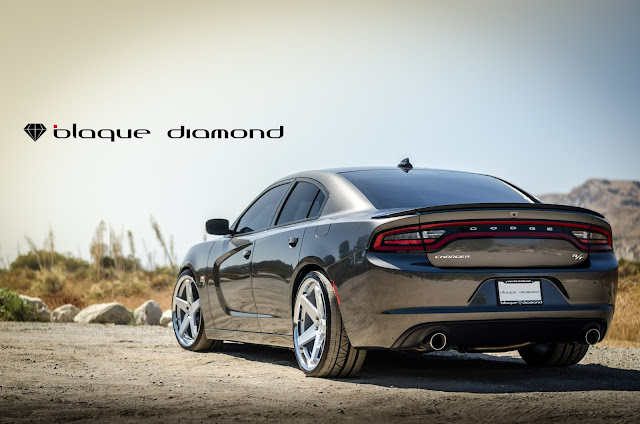 2016 Dodge Charger Fitted With 22 Inch BD-21’s in Silver - Blaque Diamond Wheels
