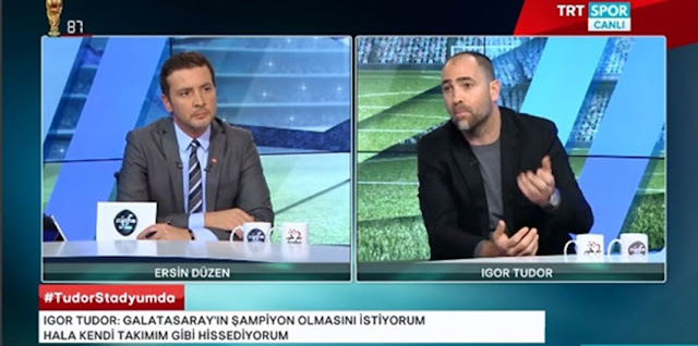 Igor Tudor: Galatasaray'ın şampiyon olmasını istiyorum
