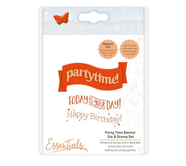 Tonic Banner Die & Stamp Set Party Time