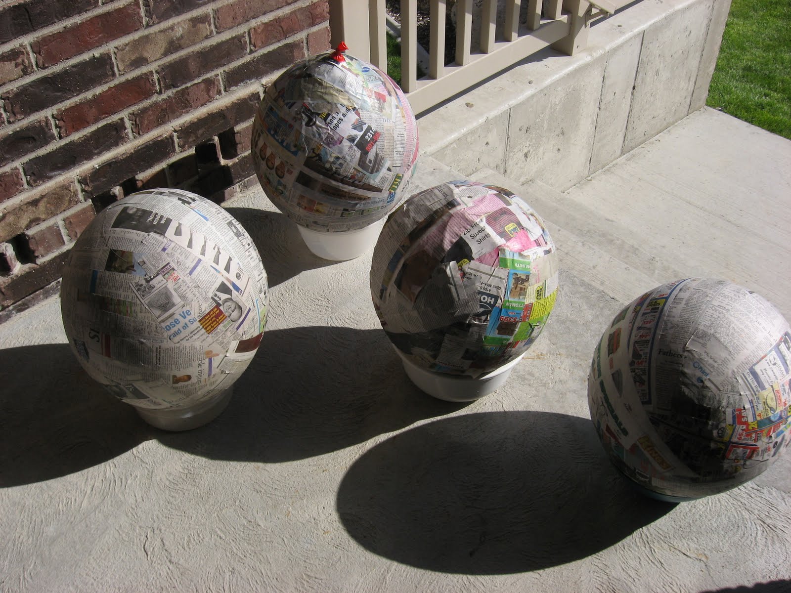 A Day In The Life... my latest project... paper mache