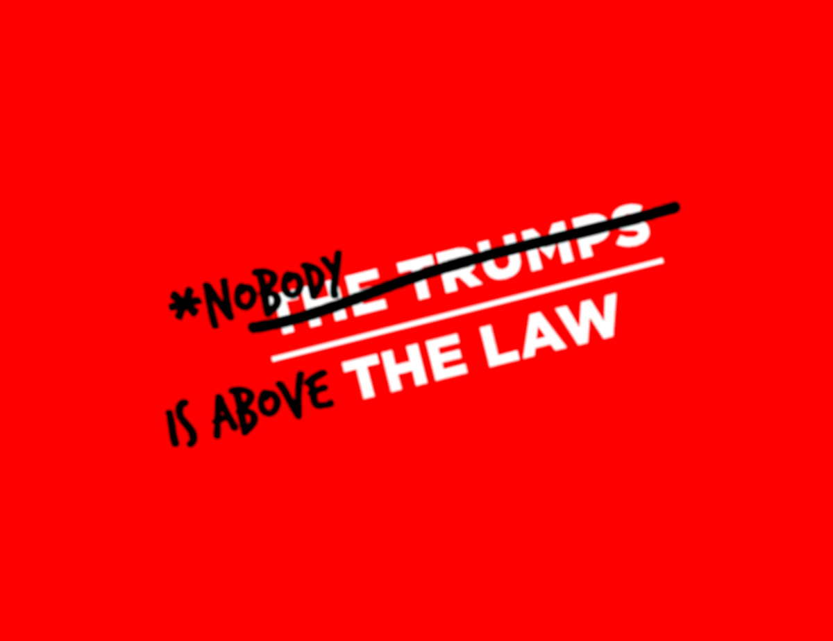nobody is above the law trump, moveon.org red line protests