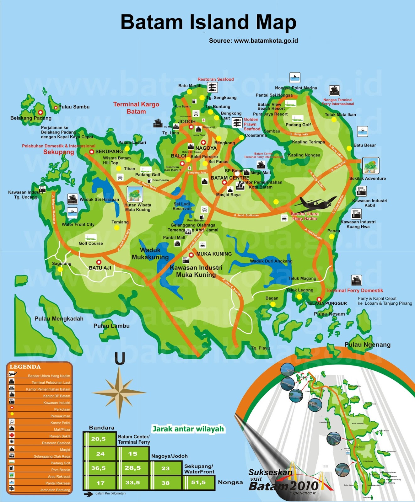 Peta Kota Batam 