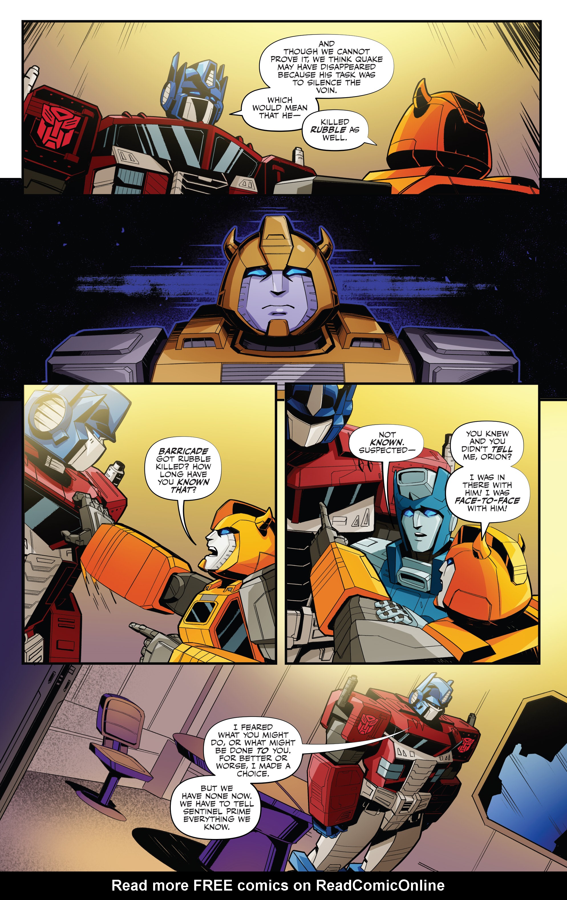 Read online Transformers (2019) comic -  Issue #15 - 13