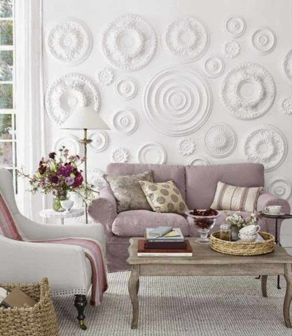 Color design in the living room and home furnishing trends 2015