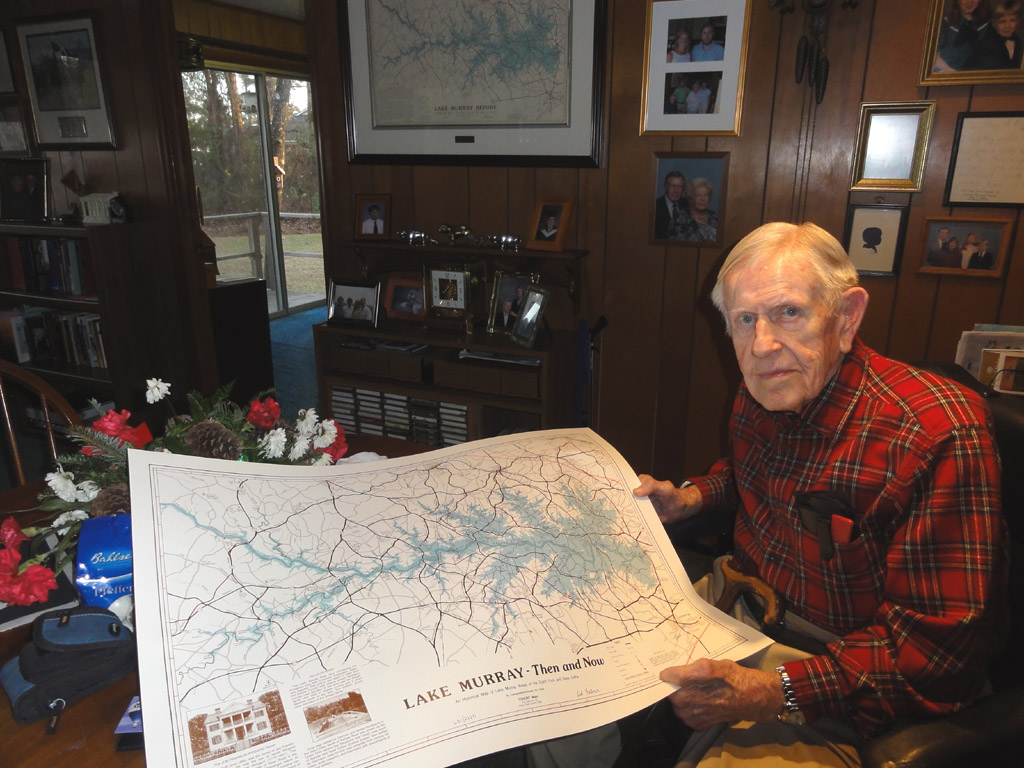 Lake Murray (SC) Blog Lake Murray Historical Map