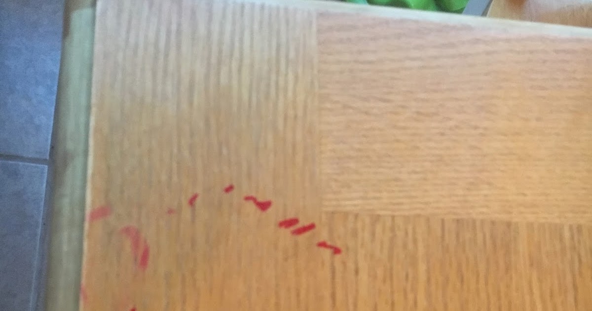 Diary of a small town Diva How to remove permanent marker/ sharpie stains from wood furniture