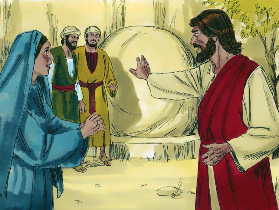 Jesus Brings Lazarus Back to Life