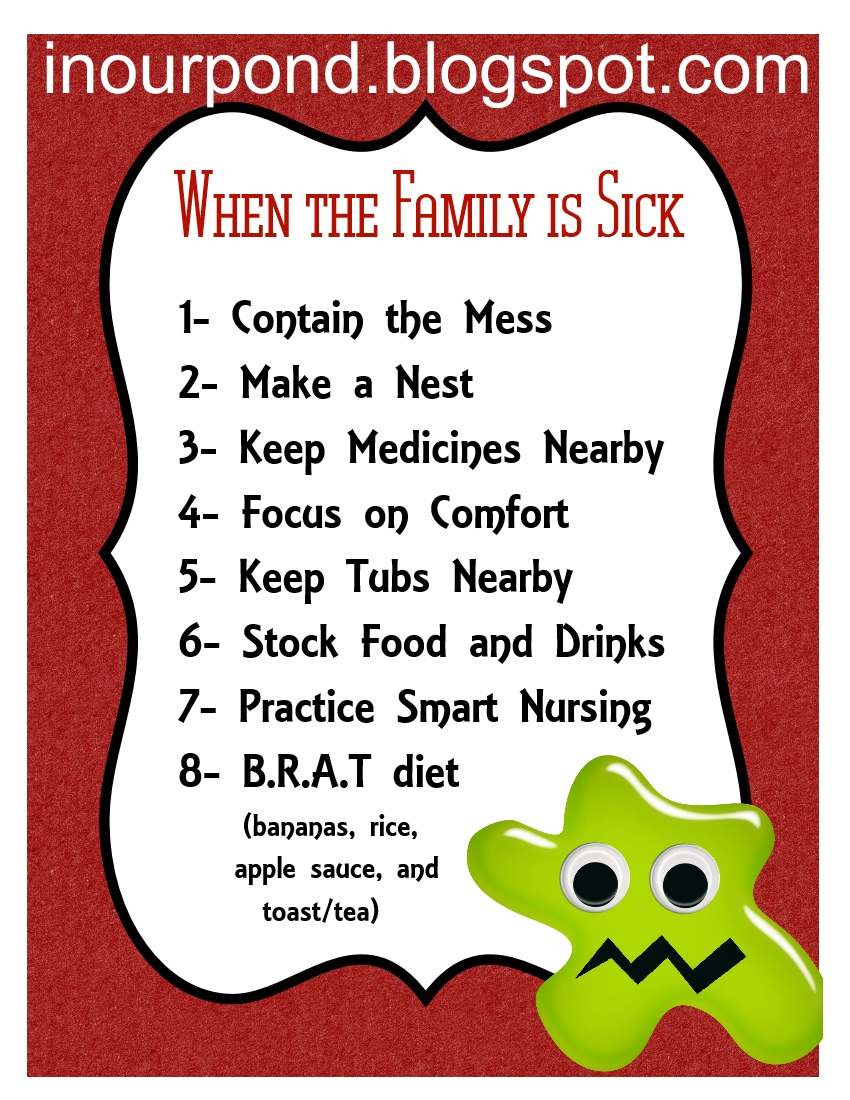 In Our Pond What To Do When The Family Is Sick In Our Pond What To Do When The Family Is Sick