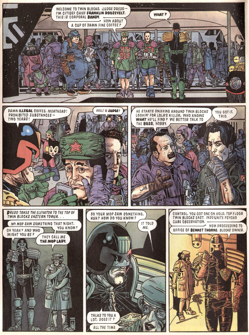 Read online Judge Dredd: The Complete Case Files comic -  Issue # TPB 16 (Part 1) - 103