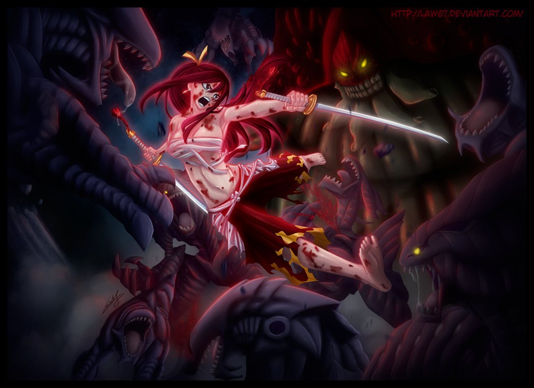 Erza Scarlet 5 Fan Arts and Wallpapers | Your daily Anime Wallpaper and
