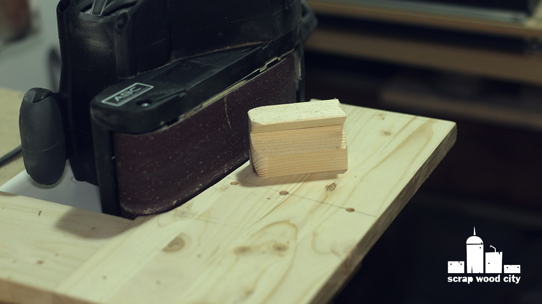 scrap wood city How to make a DIY belt sander benchtop station, plus a