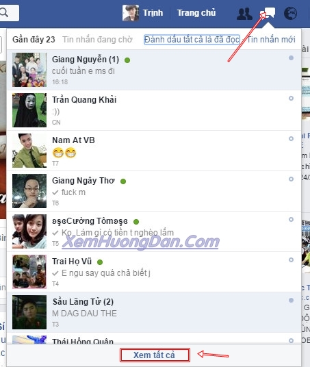 Hướng dẫn khôi phục tin nhắn đã xóa trên facebook Huong dan khoi phuc tin nhan da xoa tren facebook